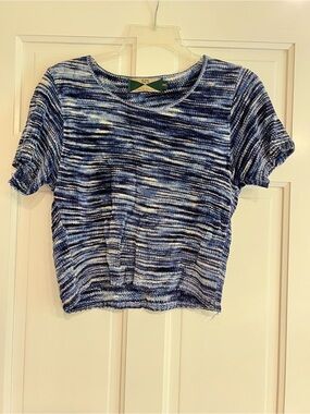Vintage 525 America Crop Short Sleeve Sweater